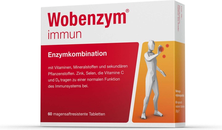 Produktbild Wobenzym immun Tabletten, 60 St. Tabletten (60 Stück, Tabletten)