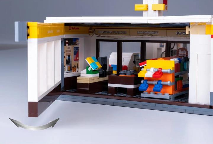 Image du produit Cada Shell Tankstelle mit Shop und Waschanlage Bricks