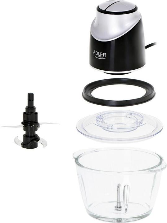 Actual product image Adler Shredder with stainless steel blades (1200 ml, 300 W)