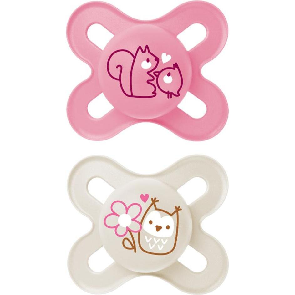 MAM, Nuggi, Start Pure Silikon 0-2Girl 2ST (2 x, bis 2 Monate)