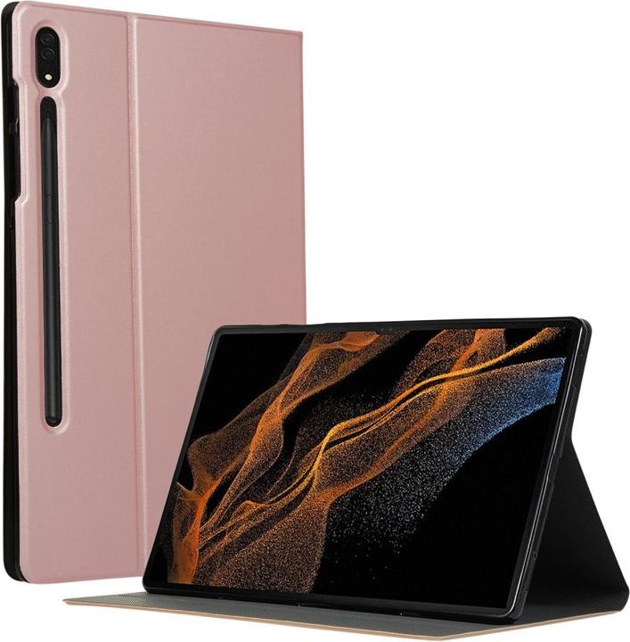 Produktbild Cover-Discount Galaxy Tab S8 Ultra - Tri-fold Smart Case roségold (Galaxy Tab S8 Ultra)