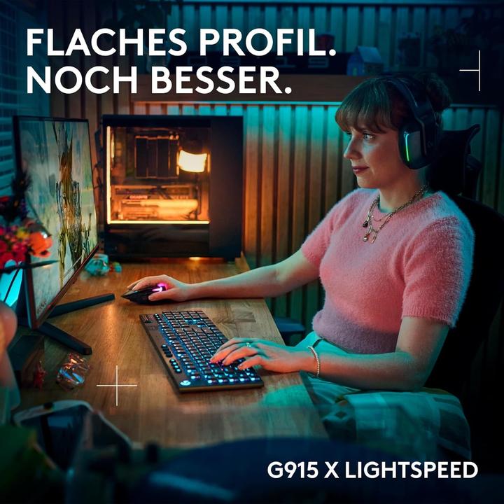 Productafbeelding Logitech G915 X LICHTSNELHEID (Duitsland, Bedraad, Draadloze)