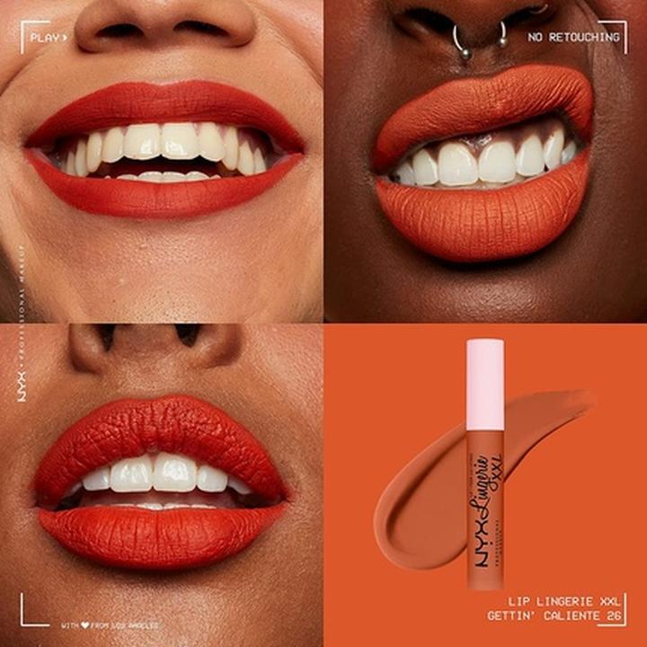 Immagine prodotto NYX Professional Make-Up Lip Lingerie XXL Gettin' Caliente (25 Gettin' Caliente)