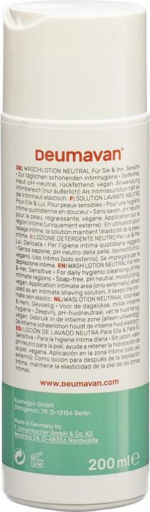 Image du produit Deumavan Lotion lavante neutre (200 ml, Lotion de toilette intime)