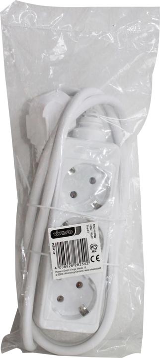 Productafbeelding Vivanco E3 W15 Stopcontact (3x, CEE 7/3, 1.40 m)