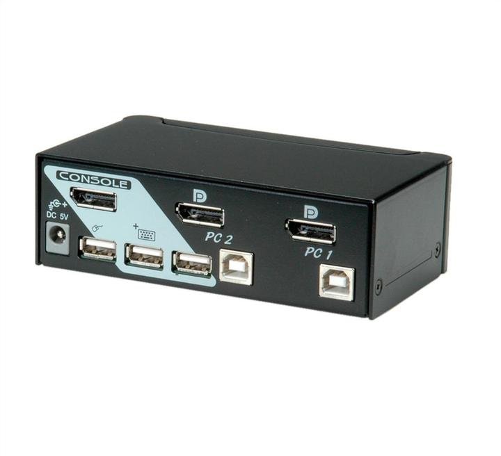 Image du produit Roline Commutateur KVM, DisplayPort, USB 2.0