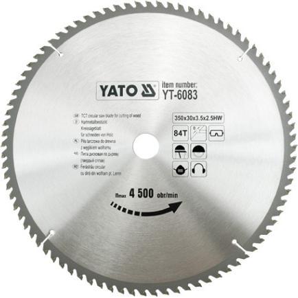 Yato, Sägeblatt, TCT BLADE FOR WOOD 350X84TX30 MM
