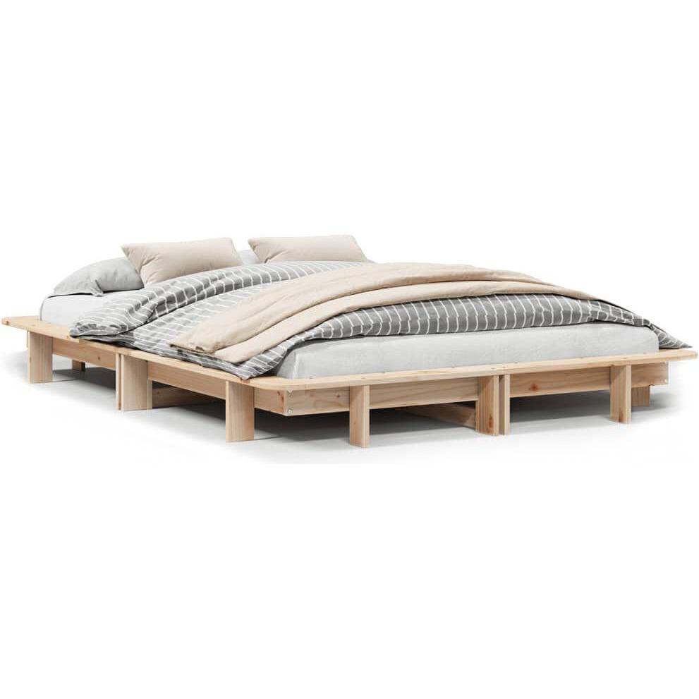 VidaXL, Bett, Bett ohne Matratze (135 x 190 cm)