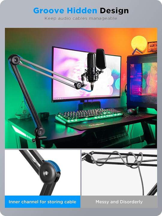 Actual product image Boya BY-BA20 - swivel arm for microphone
