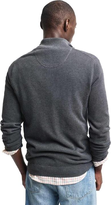 Produktbild GANT Sweatshirt mit halbem Reissverschluss Piqué (XXL)