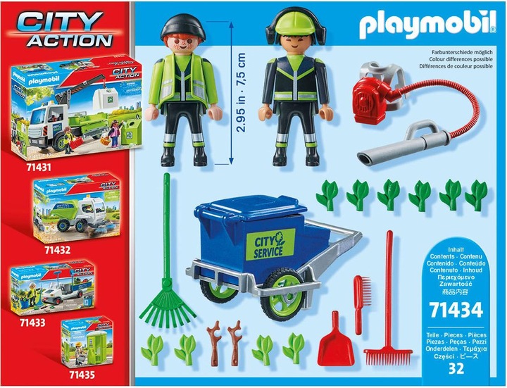 Actual product image Playmobil Stadtreinigung mit E-Fahrzeug (71434, Playmobil City Action)