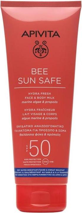 Actual product image Apivita Bee Sun Safe (Suntan lotion, SPF 50, 200 ml)