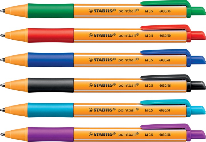 Actual product image STABILO Pointball (Assorted, 6 x)