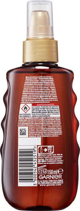 Actual product image Garnier Ambre Solaire (Suntan oil, SPF 20, 150 ml, 172 g)