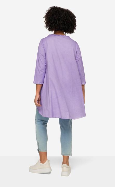 Produktbild Angel of Style Longshirt, Smiley, Rundhals, Langarm, gerundeter Saum (48)