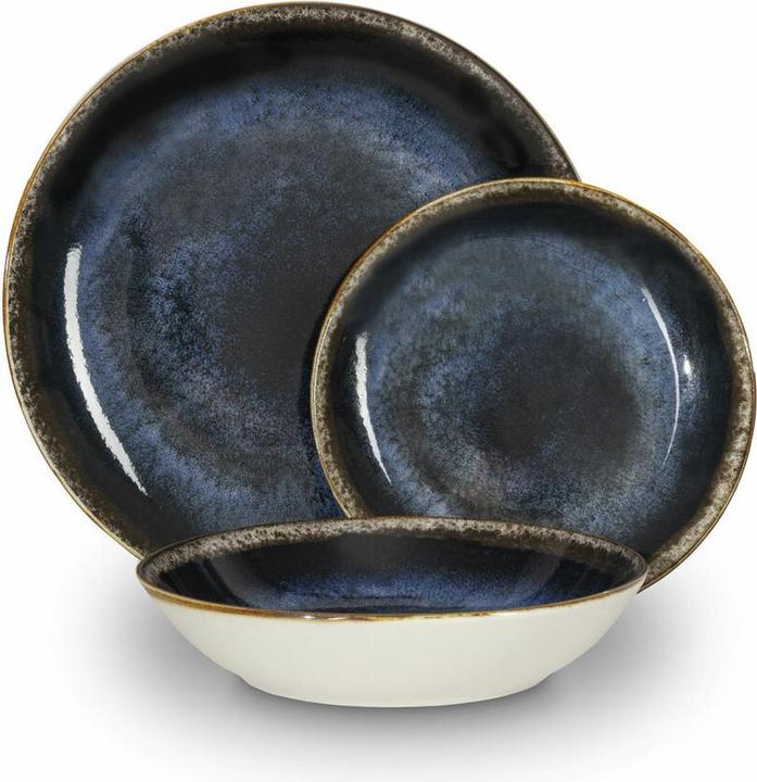 BerlingerHaus Haus 18-teiliges Tellerset rund Deep Sea Collection (18 pcs)