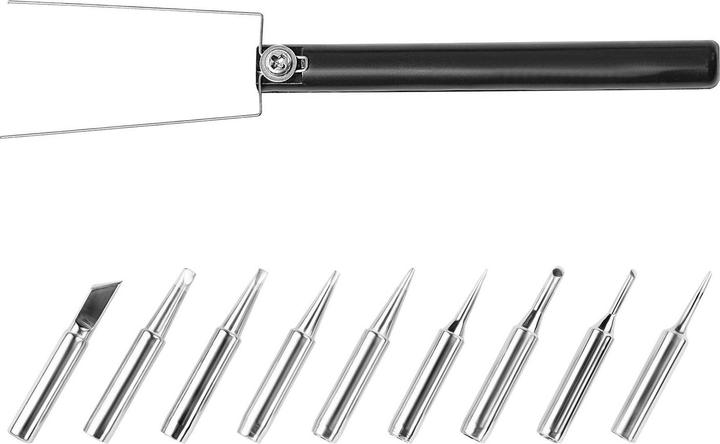 Produktbild Stamos Lötstation Digitale 1270W Smd Rework Lötkolben Heissluftkolben Lötspitzen