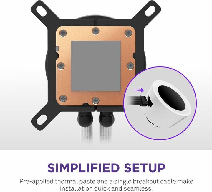 Actual product image NZXT Kraken Plus RGB 240 (weiss)