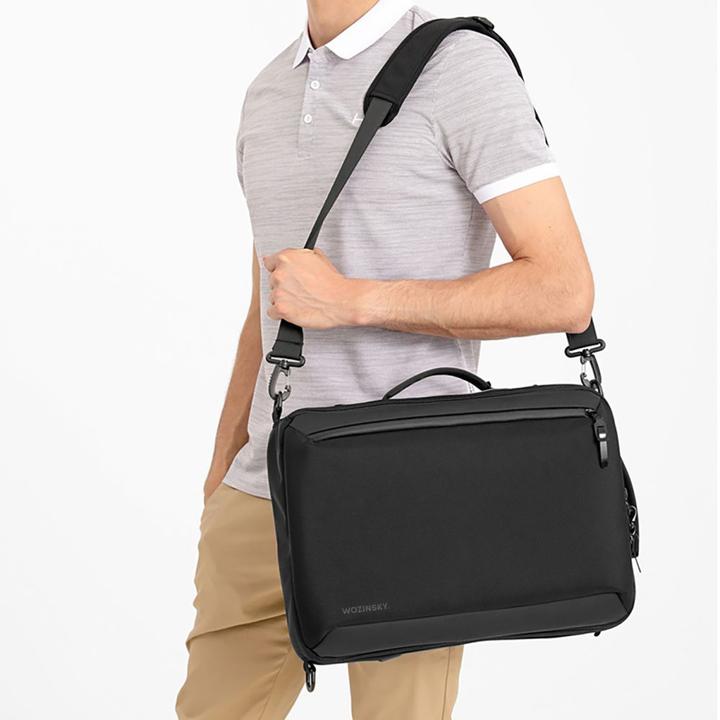 Actual product image Wozinsky Bags and briefcases Premium 15.6" Laptop Backpack/Bag with Strap - Black
