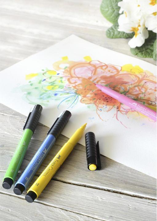 Actual product image Faber-Castell Artist Pen (Multicoloured, Landscape, 6 x)