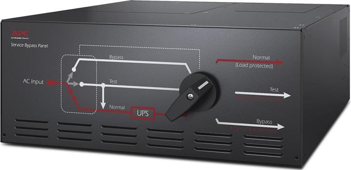 Produktbild APC Service Bypass Panel 230V 125A HW input IEC-320 output (8) C19