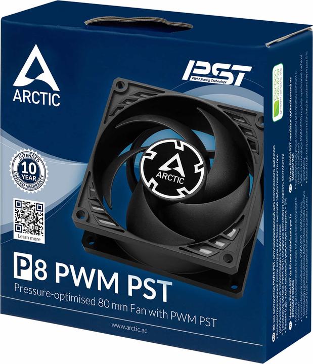 Produktbild Arctic P8 PWM PST Lüfter (80 mm, 1 x)