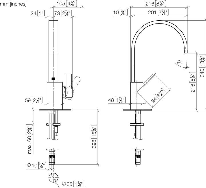 Produktbild Dornbracht MEM Einhand Waschtischbatterie, ohne Ablaufgarnitur, Ausladung 200 mm, 33526782
