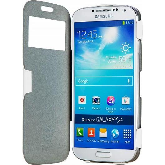 Bugatti Style for Mobile UltraThin Book Case Geneva für Samsung Gal. S4, White (Samsung Galaxy S4), Smartphone Hülle, We...
