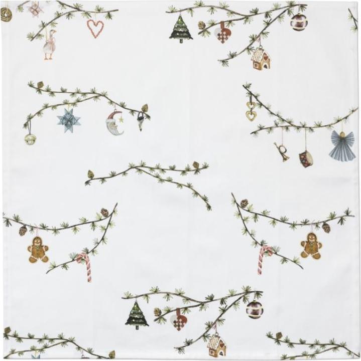 Actual product image Kähler Hammershoi Jul Christmas Fabric Napkin (4 x, 45 x 45 cm)