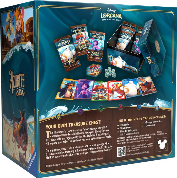 Produktbild Disney Lorcana: Azurblaues Meer - Schatzkiste der Luminari -D- (Deutsch, Box Set & Collection)