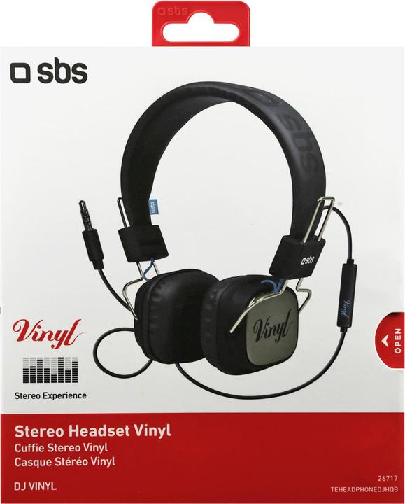 Produktbild SBS Stereo-Kopfhörer Vinyl (Kabelgebunden)
