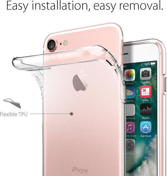 Actual product image Spigen Liquid Crystal (Apple iPhone SE (2nd Gen), Apple iPhone SE (3rd Gen))