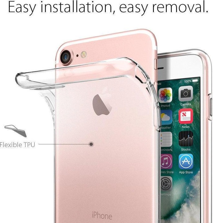 Actual product image Spigen Liquid Crystal (Apple iPhone SE (2nd Gen), Apple iPhone 8, Apple iPhone 7)