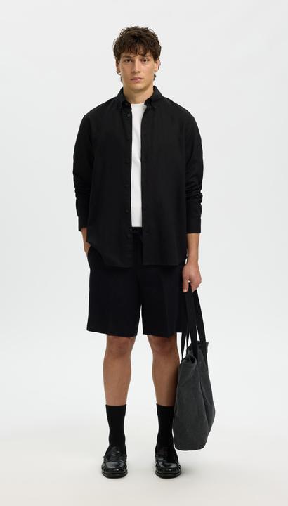 Immagine prodotto Selected Regular Fit Bluse aus Leinengemisch (M)