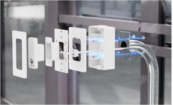 Produktbild Ubiquiti UACC-READER-JB-B - Manipulationssichere Anschlussdose für Zutrittsleser, die Folgendes unterstützt (Netzwerk Zubehör)