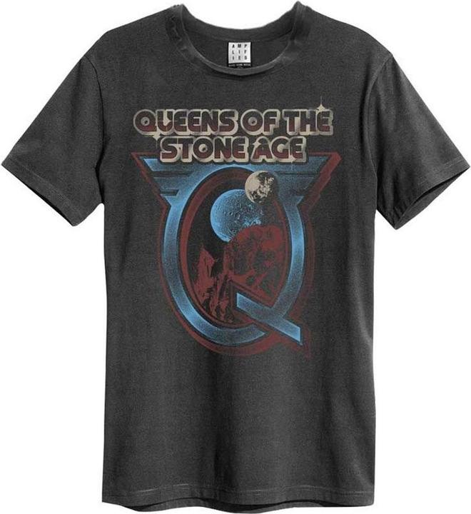 Actual product image Amplified Unisex Adult Outer Space Queens Of The Stone Age T-Shirt (L)