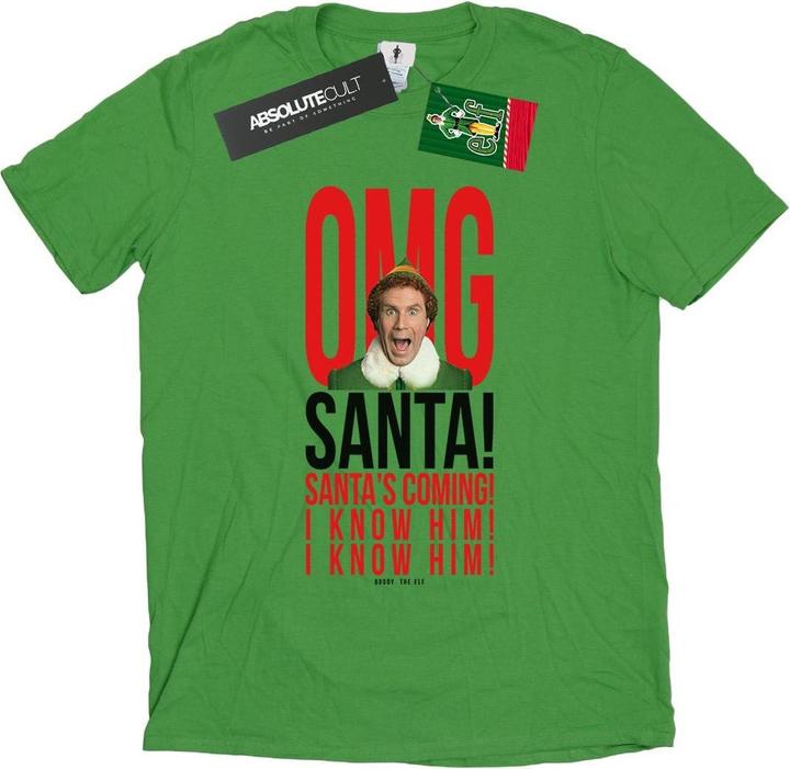 Produktbild Elf OMG Santa I Know Him TShirt (XL)