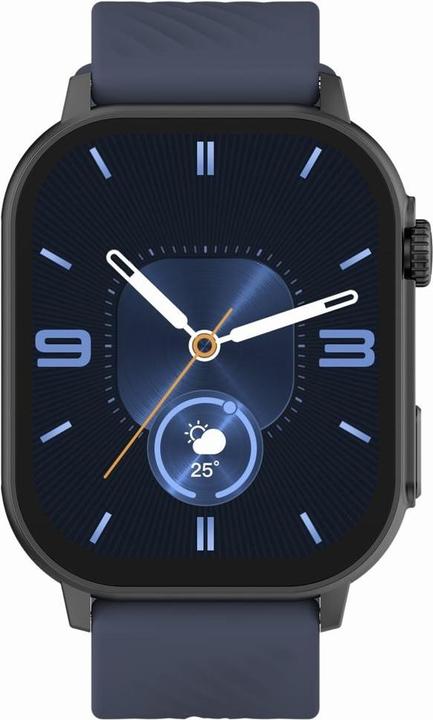 Image du produit Gravity GT15-12 Damen-Smartwatch, marineblaues Silikonarmband + schwarzes Armband (46 mm)