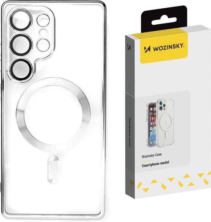Produktbild Wozinsky Electroplated Case with Magsafe for Samsung Galaxy S25+ - silver (Samsung Galaxy S25+)