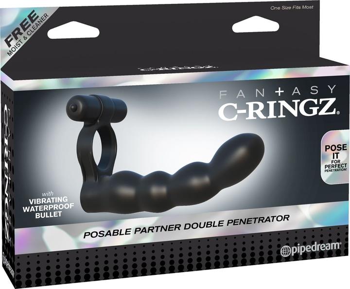 Produktbild Pipedream Posable Partner Double Penetrator (4 cm)