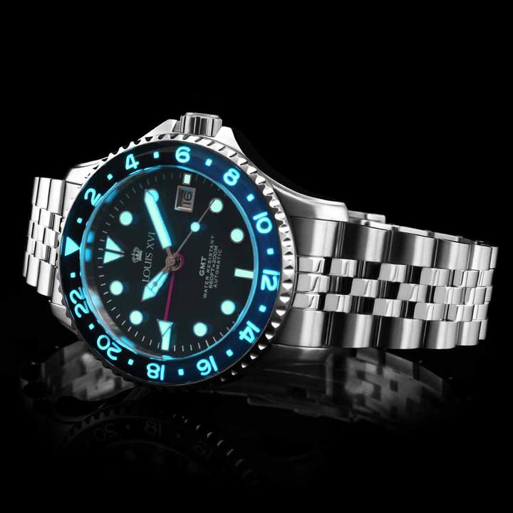 Produktbild Louis XVI Mirabeau GMT (Taucheruhr, Lünette drehbar links, 41 mm)