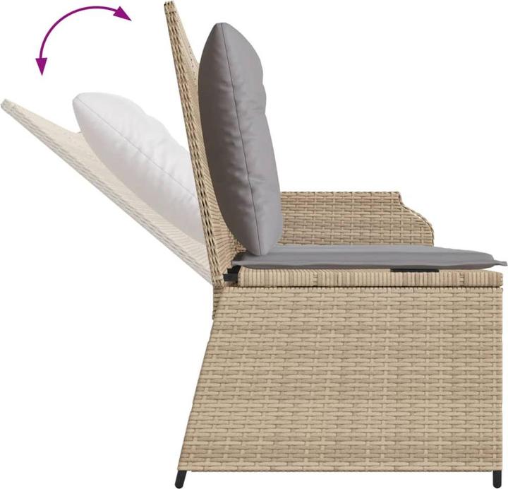 Produktbild vidaXL 10-tlg. Garten-Lounge-Set mit Kissen