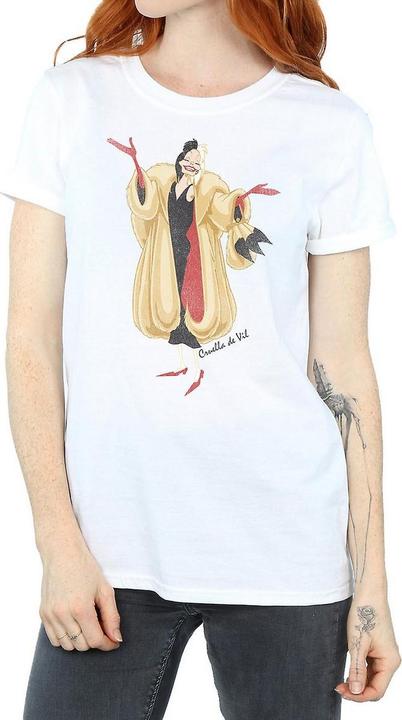Immagine prodotto 101 Dalmatians Maglietta Cruella De Vil Boyfriend Donna/Ladies (3XL)