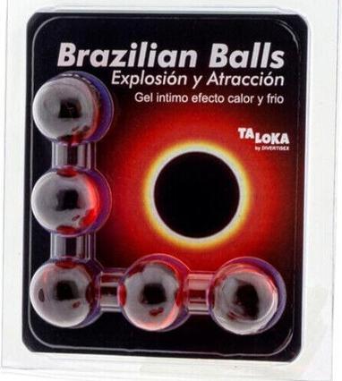 Produktbild Taloka 2 Brasilianische Kugeln Erfrischende Vibrierende Wirkung Aufregendes Gel