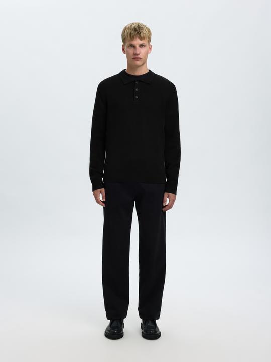 Produktbild Selected Homme Texturiertes Baumwoll Poloshirt (M)