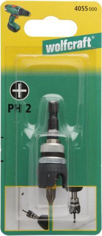 Actual product image wolfcraft 1 screw attachment for interior work (Cross Phillips PH)