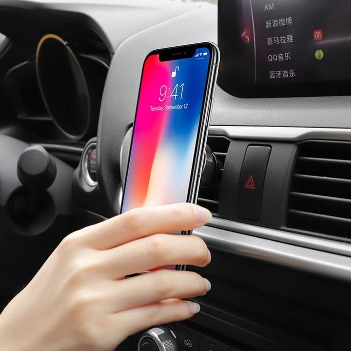 Immagine prodotto Partner Telecom Hoco - Car Holder Metal (CA47) - Magnetic Grip for Air Vent - Black