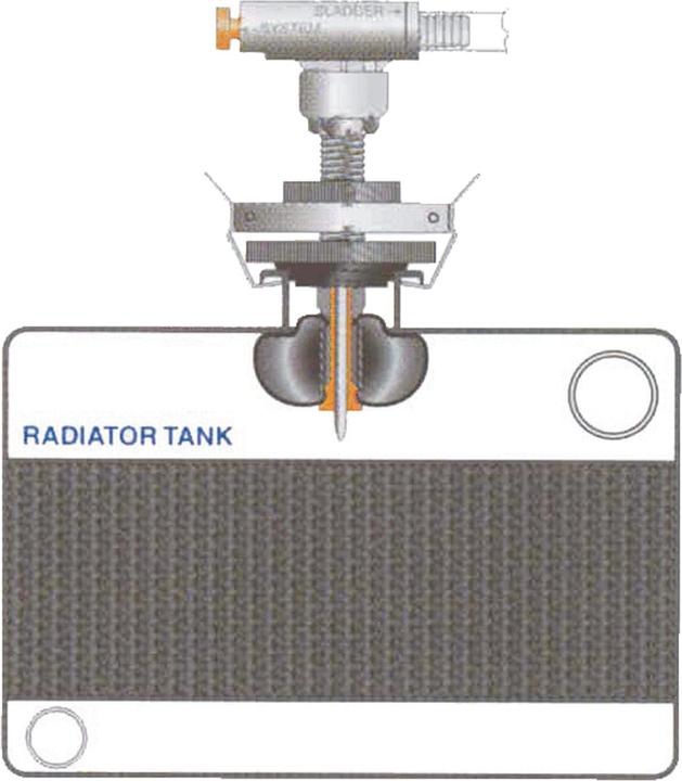 Actual product image KS Tools Universal cooling system diagnostic service set, 12 pcs