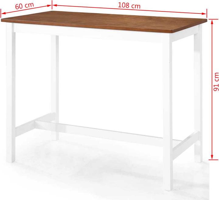 Actual product image VidaXL Zacharia (108 x 60 x 91 cm)