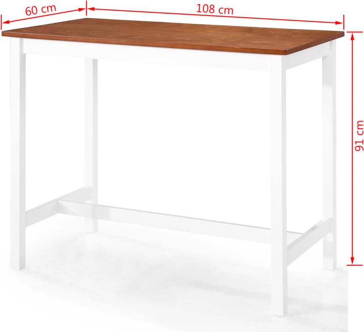 Actual product image VidaXL Zacharia (108 x 60 x 91 cm)